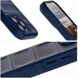 Pancerne etui Bizon Case Tur do Apple iPhone 16 Pro granatowe
