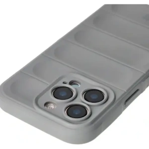 Pancerne etui Bizon Case Tur do Apple iPhone 16 Pro jasnoszare