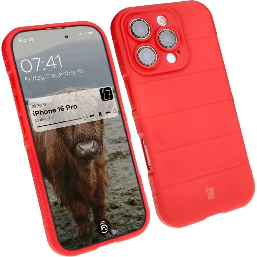 Wholesale Bizon Case Tur Apple iPhone 16 Pro red - BIZ6607 - {ean13} - Hurt