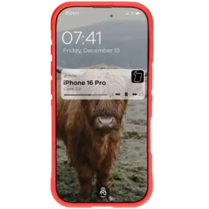 Pancerne etui Bizon Case Tur do Apple iPhone 16 Pro czerwone