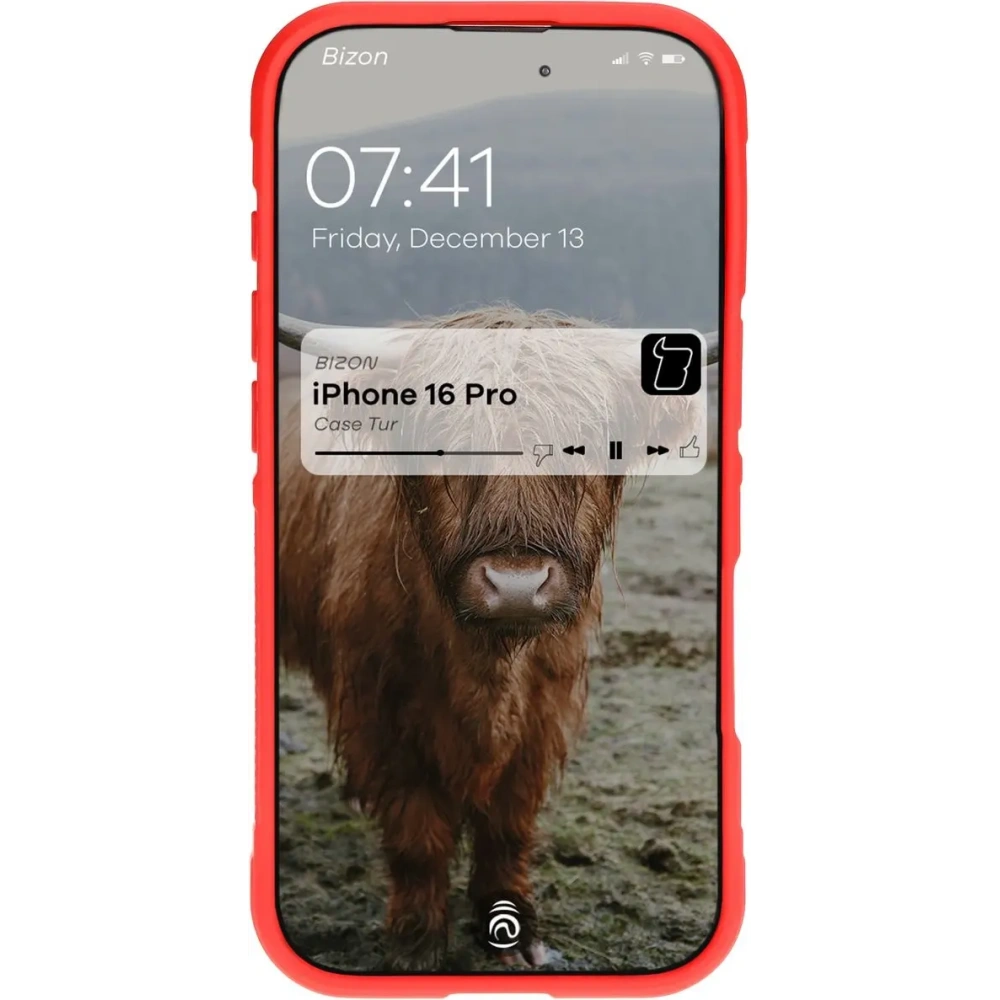 Hurtownia GSM - Pancerne etui Bizon Case Tur do Apple iPhone 16 Pro czerwone - BIZ6607 - {ean13} - Hurt