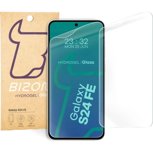 Folia hydrożelowa na ekran Bizon Glass Hydrogel Front do Samsung Galaxy S24 FE [2 PACK]