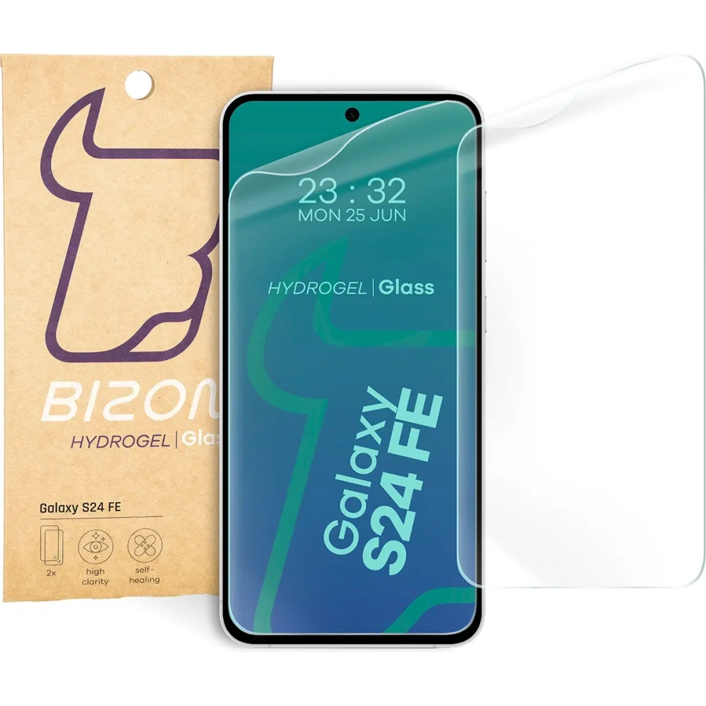 Hurtownia GSM - Bizon Glass Hydrogel Front Samsung Galaxy S24 FE [2 PACK] - BIZ6608 - {ean13} - Hurt