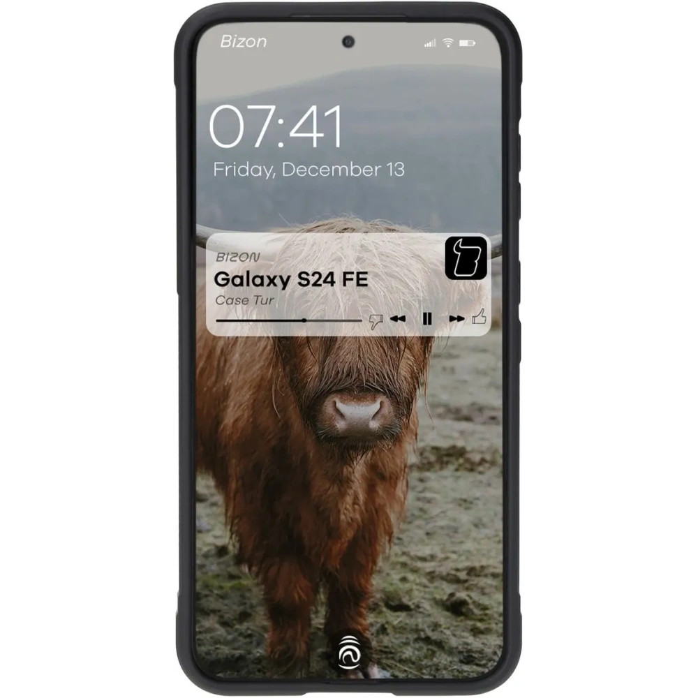 Pancéřové etui Bizon Case Tur do Samsung Galaxy S24 FE černé