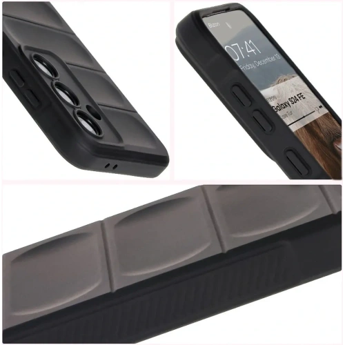 Pancerne etui Bizon Case Tur do Samsung Galaxy S24 FE czarne