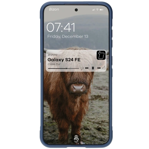 Pancerne etui Bizon Case Tur do Samsung Galaxy S24 FE granatowe