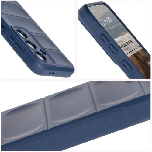 Pancerne etui Bizon Case Tur do Samsung Galaxy S24 FE granatowe