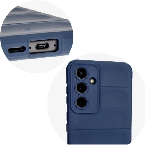 Pancerne etui Bizon Case Tur do Samsung Galaxy S24 FE granatowe