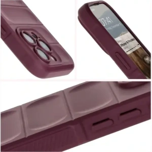 Pancerne etui Bizon Case Tur do Apple iPhone 16 Pro Max ciemnofioletowe