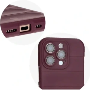 Pancerne etui Bizon Case Tur do Apple iPhone 16 Pro Max ciemnofioletowe