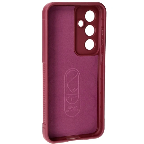 Pancerne etui Bizon Case Tur do Samsung Galaxy S24 FE ciemnofioletowe