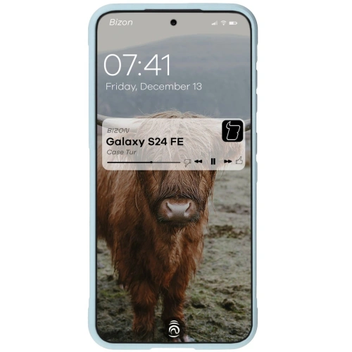 Pancerne etui Bizon Case Tur do Samsung Galaxy S24 FE jasnoniebieskie