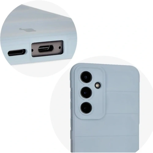 Pancerne etui Bizon Case Tur do Samsung Galaxy S24 FE jasnoniebieskie