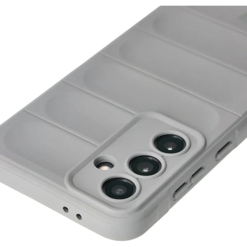 Pancerne etui Bizon Case Tur do Samsung Galaxy S24 FE jasnoszare