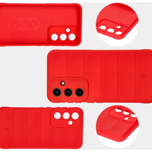 Pancerne etui Bizon Case Tur do Samsung Galaxy S24 FE czerwone