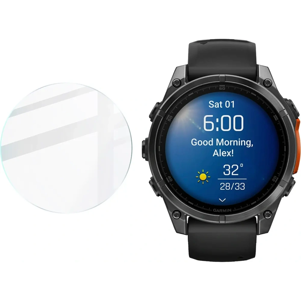 Hurtownia GSM - Szkło hartowane na ekran Bizon Glass Watch Clear do Garmin Fenix 8 AMOLED 47 mm - BIZ6624 - {ean13} - Hurt