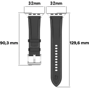 Hurtownia GSM - Bizon Strap Watch Casual Apple Watch 38/40/41mm/S10 42mm negru - BIZ6627 - {ean13} - Hurt