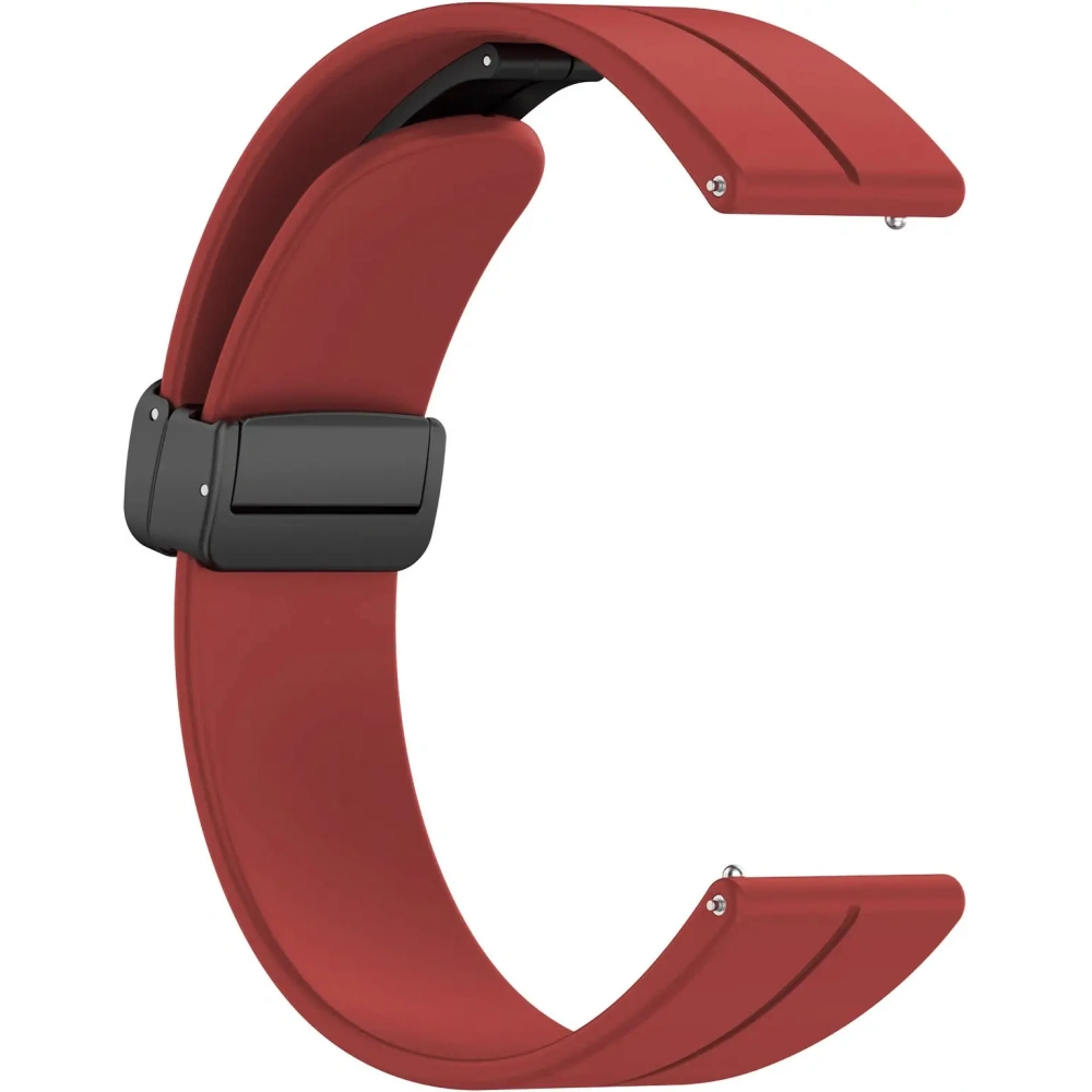Hurtownia GSM - Silikonowy pasek Bizon Strap Watch Silicone 22 mm do smartwatcha burgundowy - BIZ6628 - {ean13} - Hurt