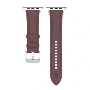 Hurtownia GSM - Kožený pásek Bizon Strap Watch Casual pro Apple Watch 44/45/46/49mm tmavě hnědý - BIZ6630 - {ean13} - Hurt