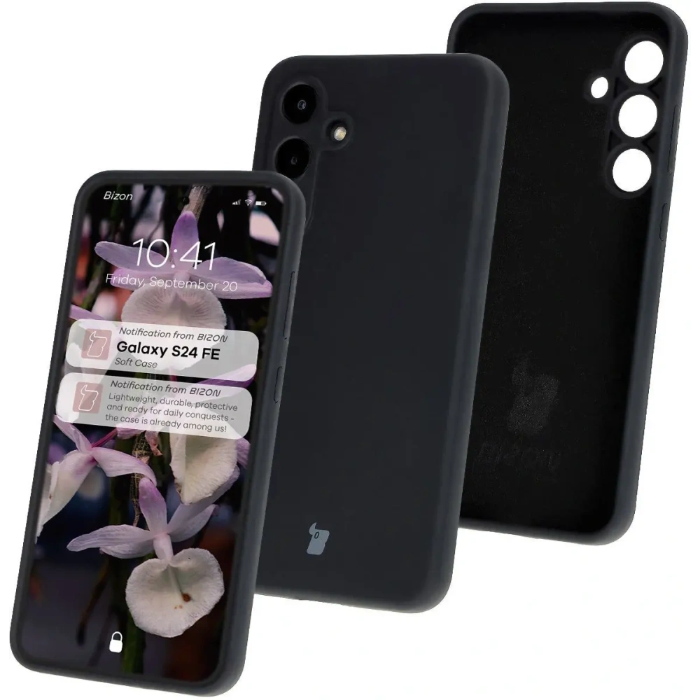 Hurtownia GSM - Bizon Soft Case Samsung Galaxy S24 FE fekete - BIZ6631 - {ean13} - Hurt