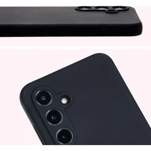 Silikonowe etui Bizon Soft Case do Samsung Galaxy S24 FE czarne