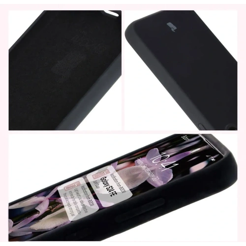 Silikonowe etui Bizon Soft Case do Samsung Galaxy S24 FE czarne