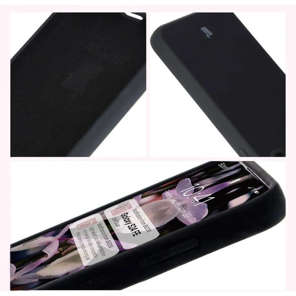 Hurtownia GSM - Bizon Soft Case Samsung Galaxy S24 FE schwarz - BIZ6631 - {ean13} - Hurt