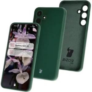 Hurtownia GSM - Bizon Soft Case Samsung Galaxy S24 FE verde închis - BIZ6632 - {ean13} - Hurt