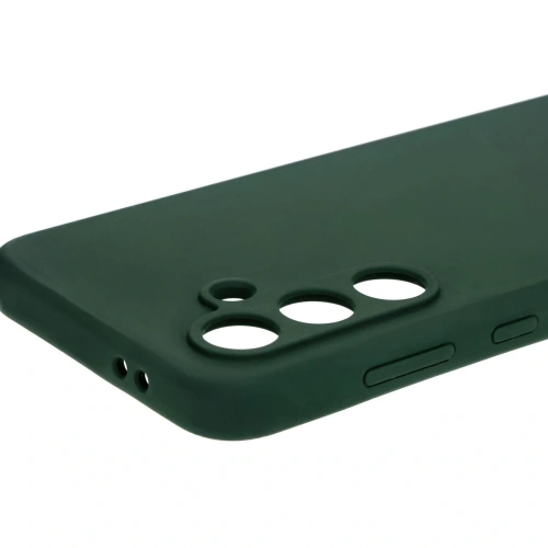 Silikonowe etui Bizon Soft Case do Samsung Galaxy S24 FE ciemnozielone