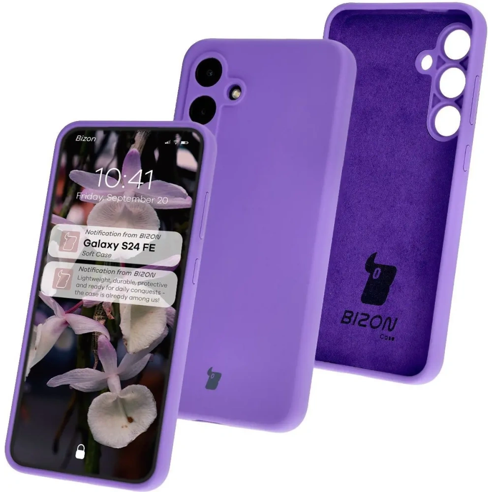 Hurtownia GSM - Bizon Soft Case Samsung Galaxy S24 FE lila - BIZ6633 - {ean13} - Hurt
