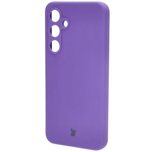 Silikonowe etui Bizon Soft Case do Samsung Galaxy S24 FE fioletowe