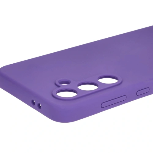 Silikonowe etui Bizon Soft Case do Samsung Galaxy S24 FE fioletowe