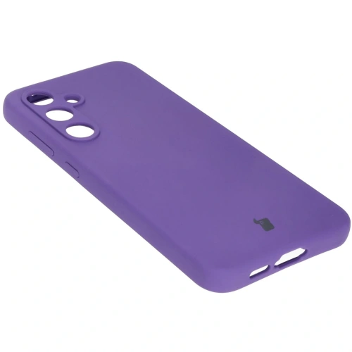 Silikonowe etui Bizon Soft Case do Samsung Galaxy S24 FE fioletowe