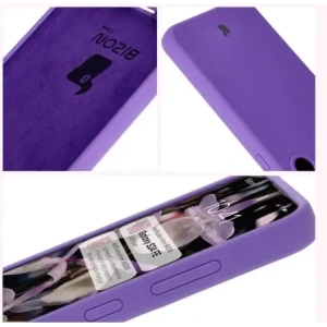Hurtownia GSM - Silikonowe etui Bizon Soft Case do Samsung Galaxy S24 FE fioletowe - BIZ6633 - {ean13} - Hurt