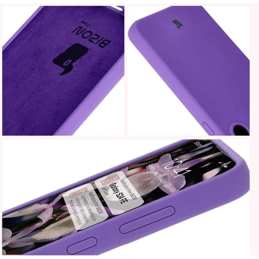 Hurtownia GSM - Bizon Soft Case Samsung Galaxy S24 FE lila - BIZ6633 - {ean13} - Hurt