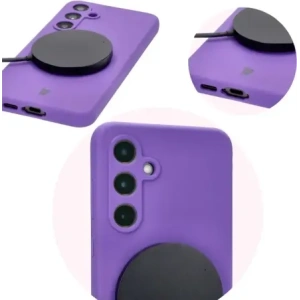 Bizon Soft Case Samsung Galaxy S24 FE purple