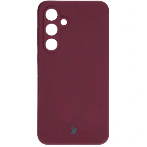 Silikonowe etui Bizon Soft Case do Samsung Galaxy S24 FE ciemnofioletowe