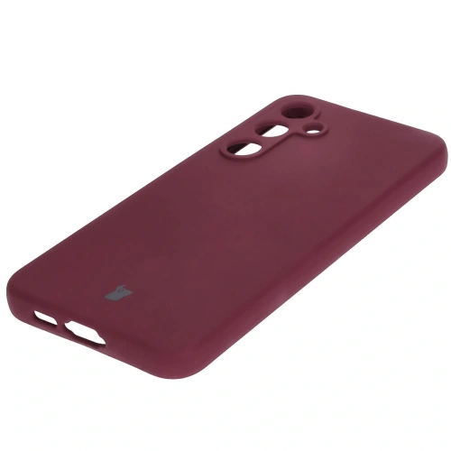Silikonowe etui Bizon Soft Case do Samsung Galaxy S24 FE ciemnofioletowe