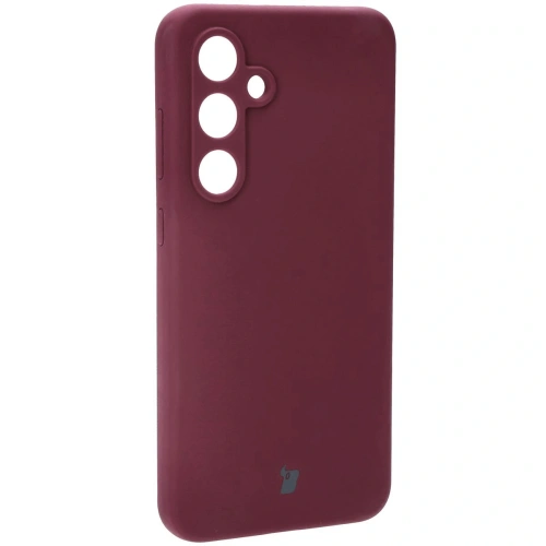 Silikonowe etui Bizon Soft Case do Samsung Galaxy S24 FE ciemnofioletowe