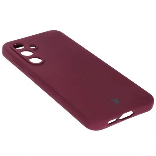 Silikonowe etui Bizon Soft Case do Samsung Galaxy S24 FE ciemnofioletowe