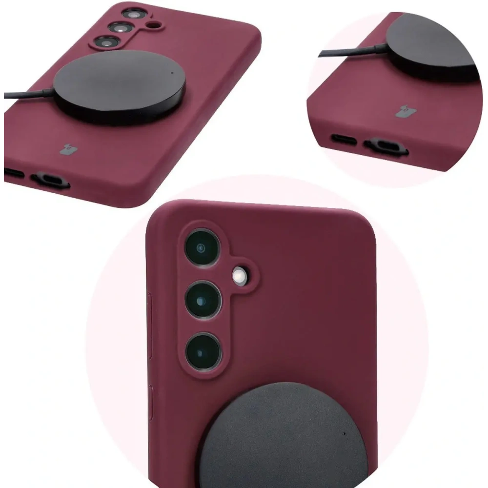 Hurtownia GSM - Bizon Soft Case Samsung Galaxy S24 FE dunkel lila - BIZ6635 - {ean13} - Hurt