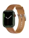 Skórzany pasek Bizon Strap Watch Casual do Apple Watch 38/40/41mm/S10 42mm jasnobrązowy