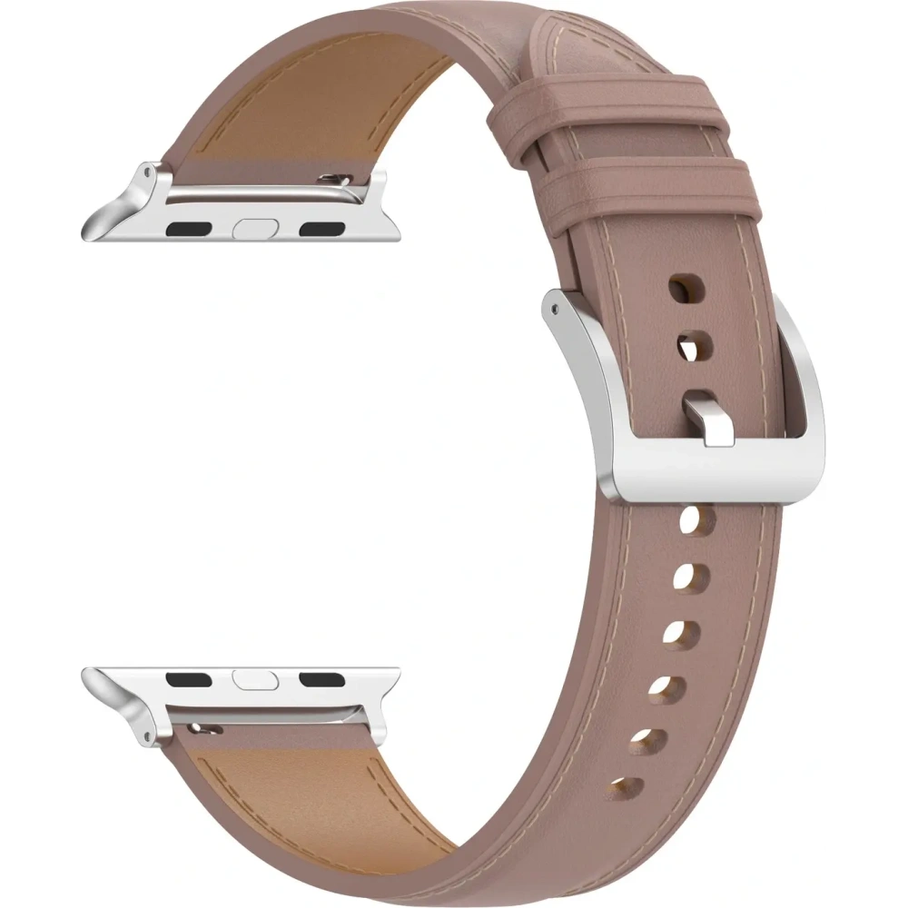 Hurtownia GSM - Skórzany pasek Bizon Strap Watch Casual do Apple Watch 38/40/41mm/S10 42mm różowy - BIZ6638 - {ean13} - Hurt