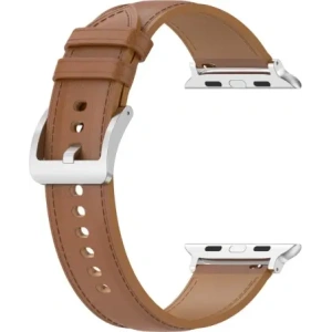 Hurtownia GSM - Kožený pásek Bizon Strap Watch Casual do Apple Watch 44/45/46/49mm světle hnědý - BIZ6640 - {ean13} - Hurt