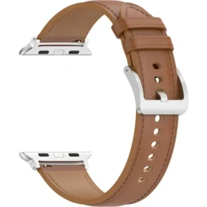 Hurtownia GSM - Kožený pásek Bizon Strap Watch Casual do Apple Watch 44/45/46/49mm světle hnědý - BIZ6640 - {ean13} - Hurt