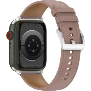 Hurtownia GSM - Kožený pásek Bizon Strap Watch Casual pro Apple Watch 44/45/46/49mm růžový - BIZ6641 - {ean13} - Hurt