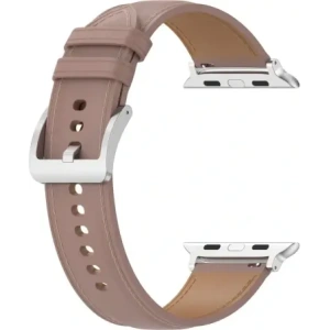 Hurtownia GSM - Kožený pásek Bizon Strap Watch Casual pro Apple Watch 44/45/46/49mm růžový - BIZ6641 - {ean13} - Hurt