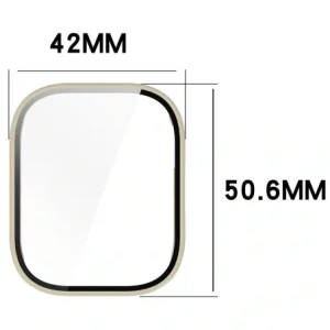 Wholesale Bizon Case+Glass Watch Xiaomi Redmi Watch 5 Lite beige - BIZ6645 - {ean13} - Hurt
