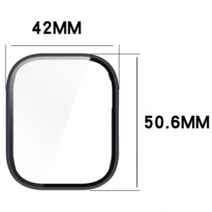 Wholesale Bizon Case+Glass Watch Xiaomi Redmi Watch 5 Lite blue - BIZ6647 - {ean13} - Hurt