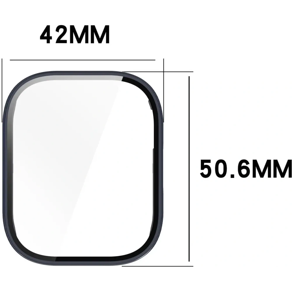 Hurtownia GSM - Etui ze skla na hodinky Bizon Case+Glass Watch do Xiaomi Redmi Watch 5 Lite modré - BIZ6647 - {ean13} - Hurt